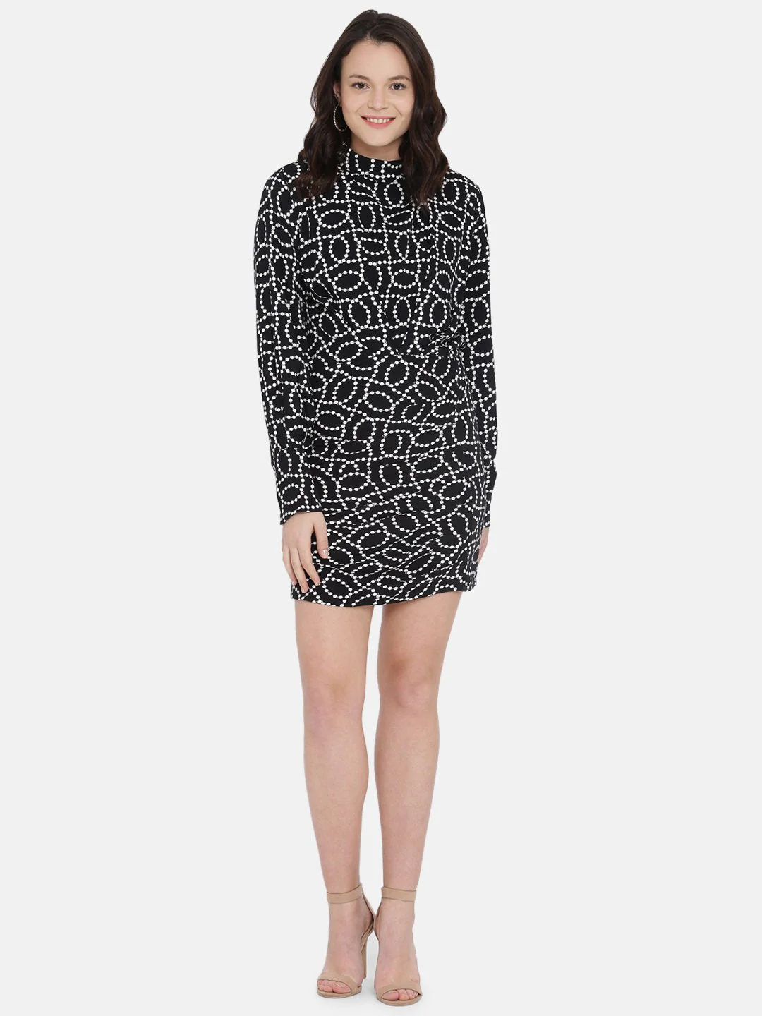 IS.U Black Long Sleeve Dress - Image 2