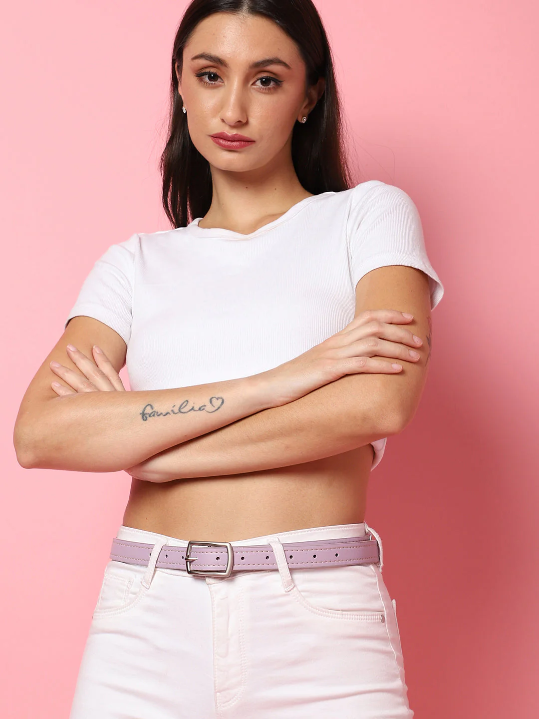 Lavender Solid Waist Belt - Image 4