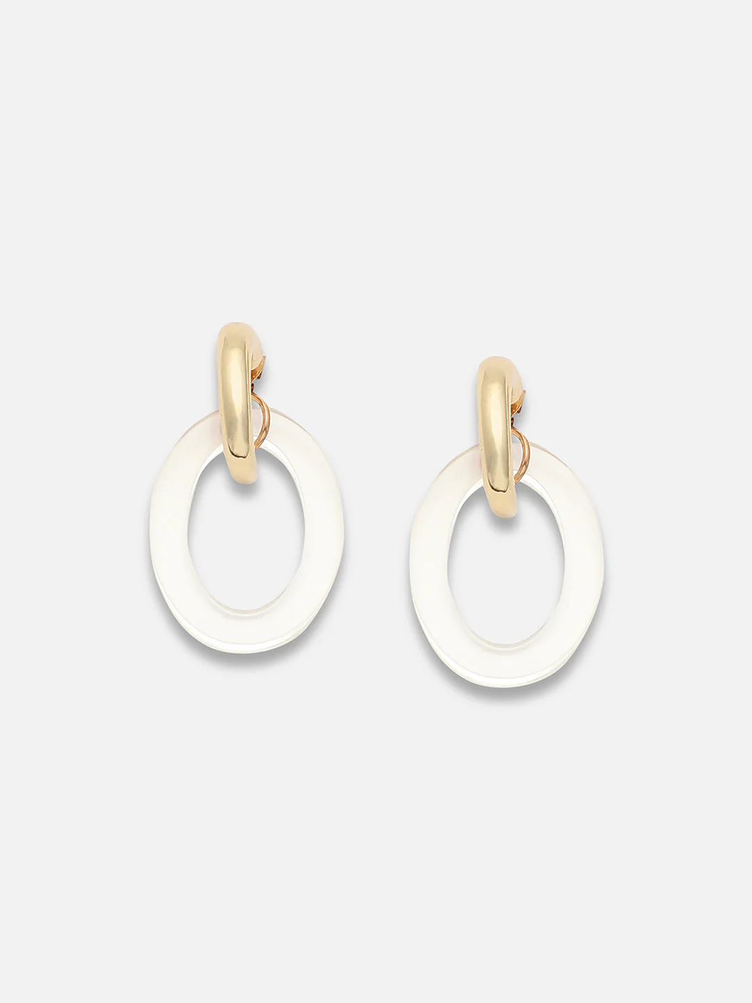 GOLD PLATED PARTY DESIGNER DROP EARRING FOR WOMEN - Image 4