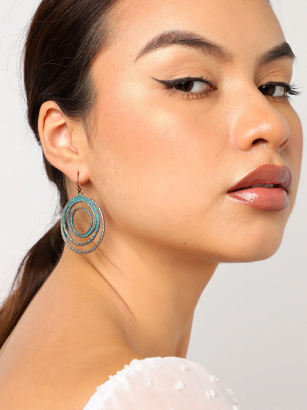 Gold Plated Drop Earrings