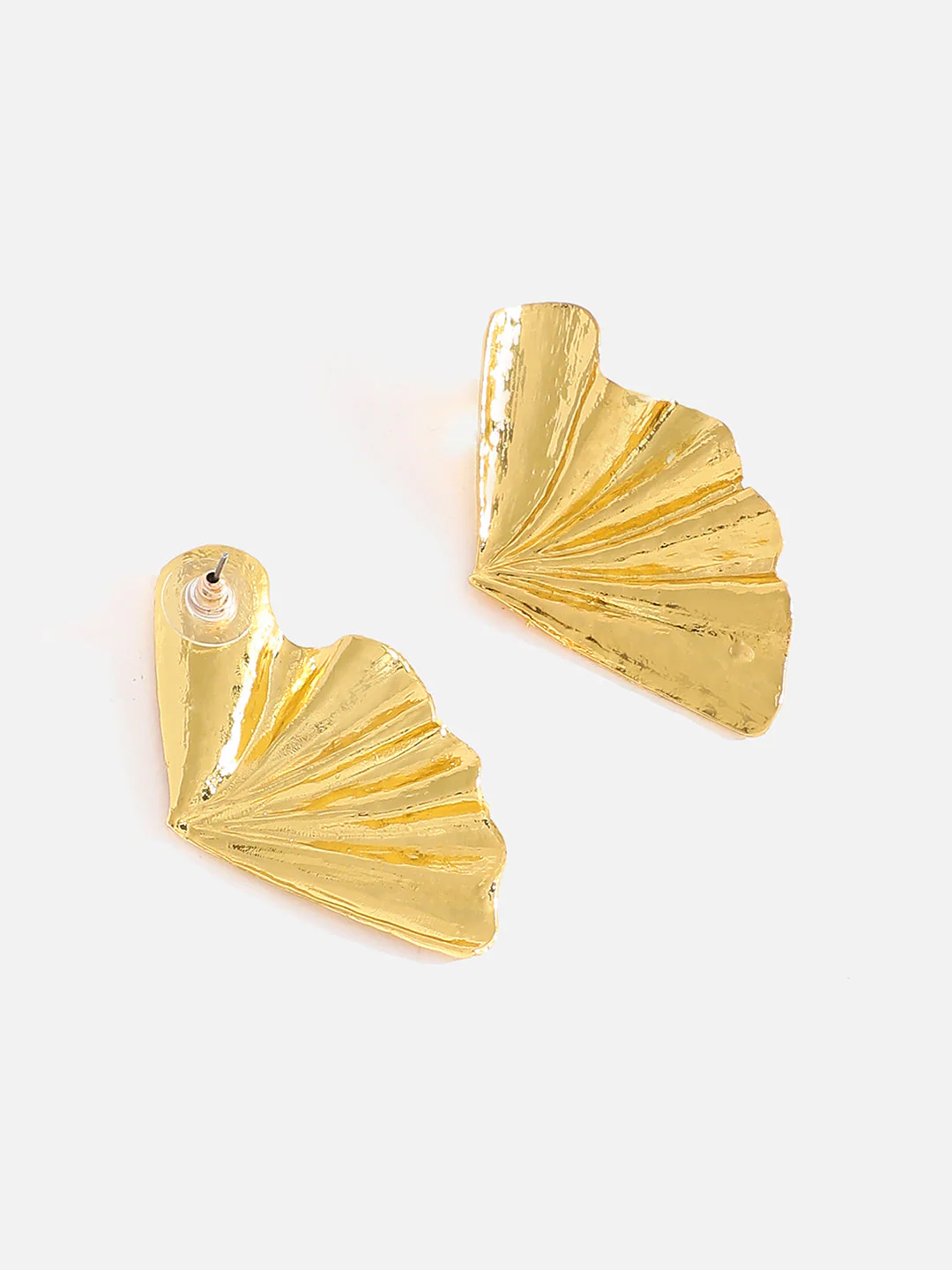 Gold Plated Contemporary Stud Earrings - Image 5