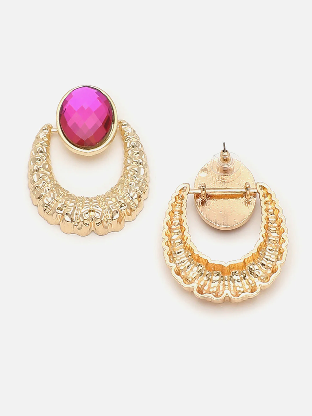 Gold Plated Party Designer Stone Drop Earring For Women - Image 5