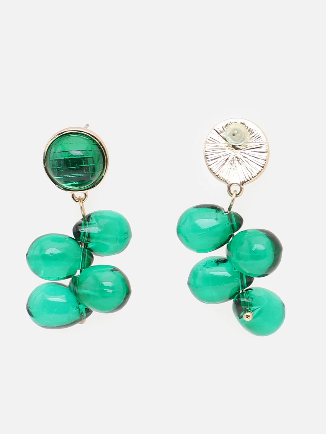 Gold Plated Party Designer Stone Drop Earring For Women - Image 5