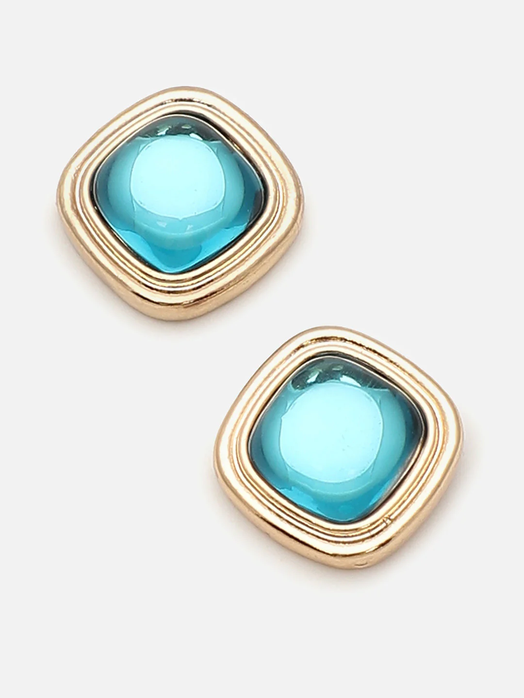 Gold Plated Party Designer Stone Stud For Women - Image 4