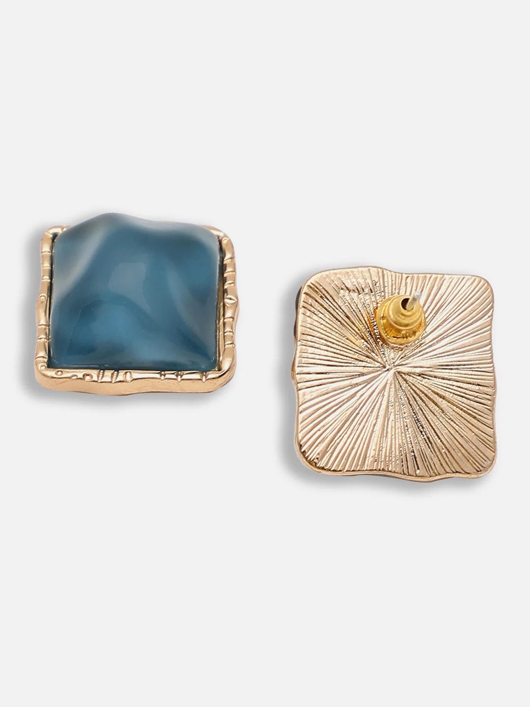 Gold Plated Party Designer Stone Stud For Women - Image 5