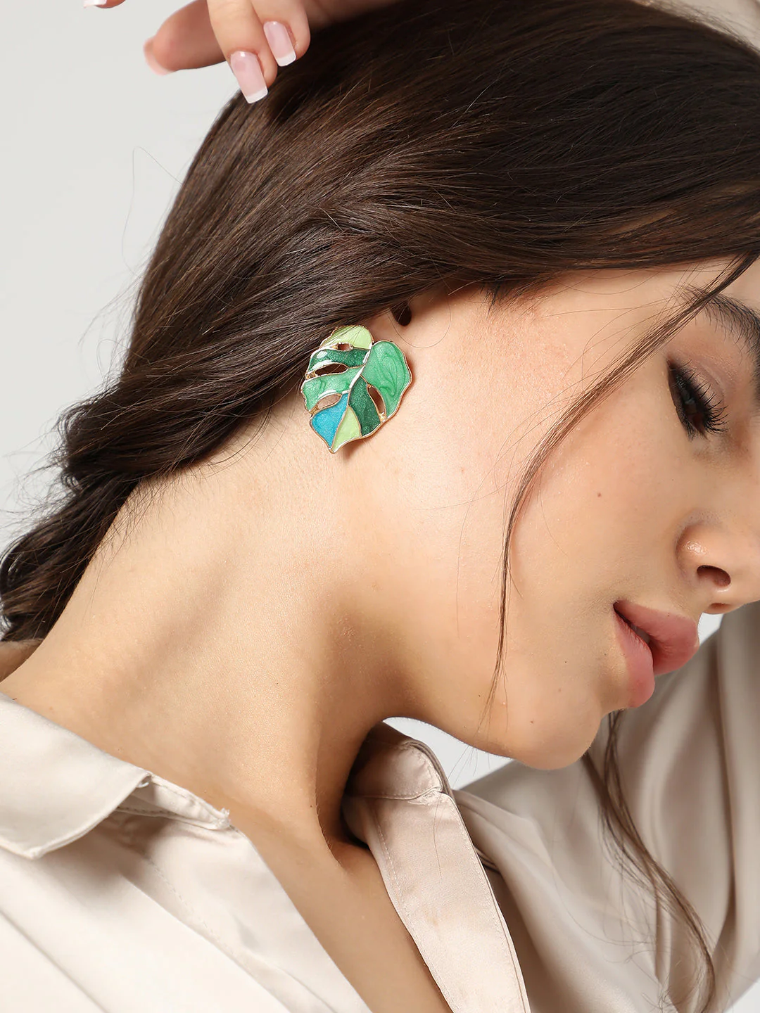 Gold Plated Designer Stud - Image 4