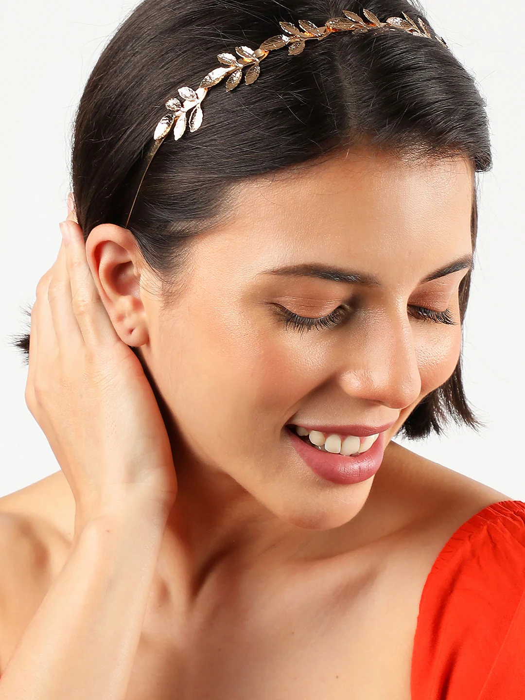 Gold Plated Designer Hairband - Image 2