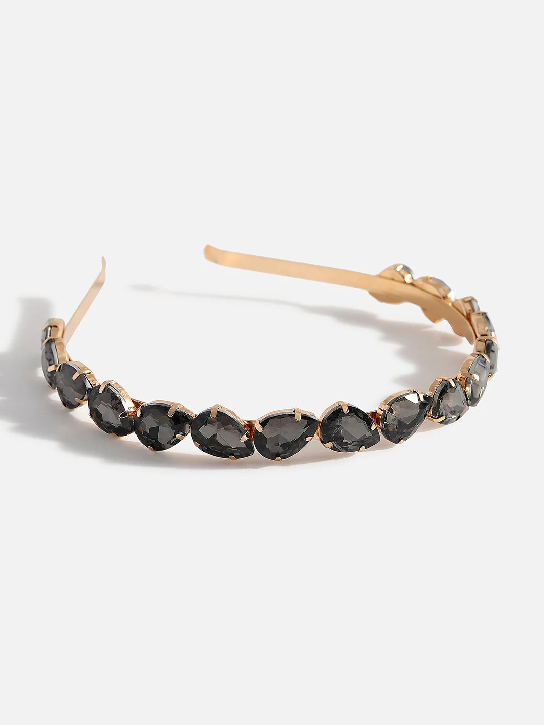 Green Stones Gold Plated Hairband - Image 5