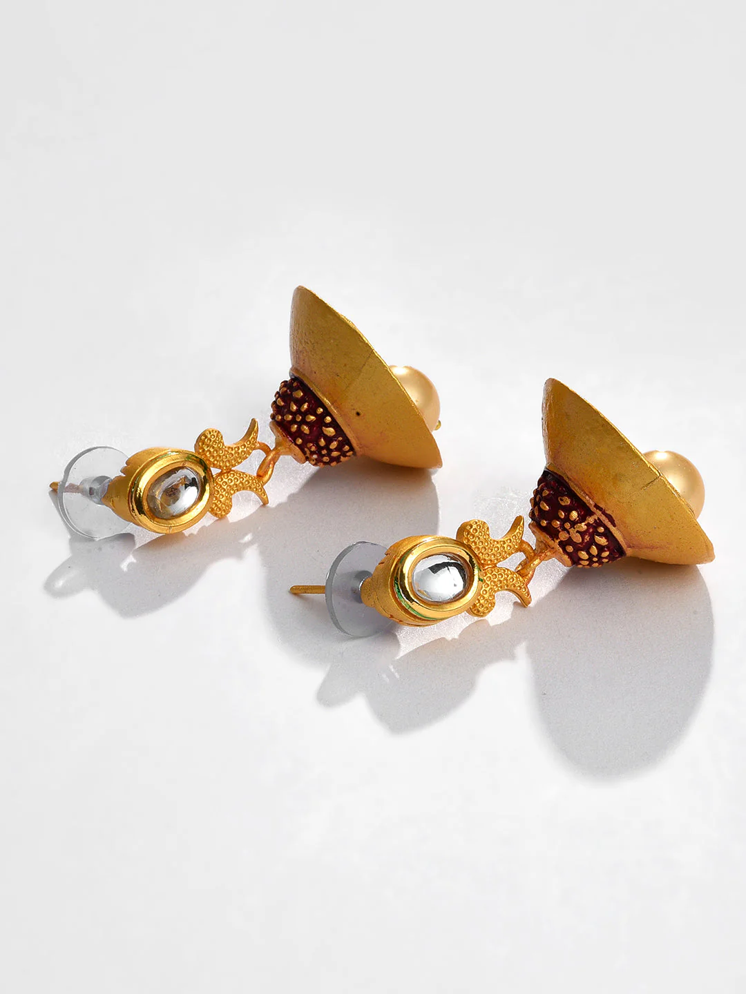 KUNDAN & MEENAKARI BEADED CHOKER SET - Image 5