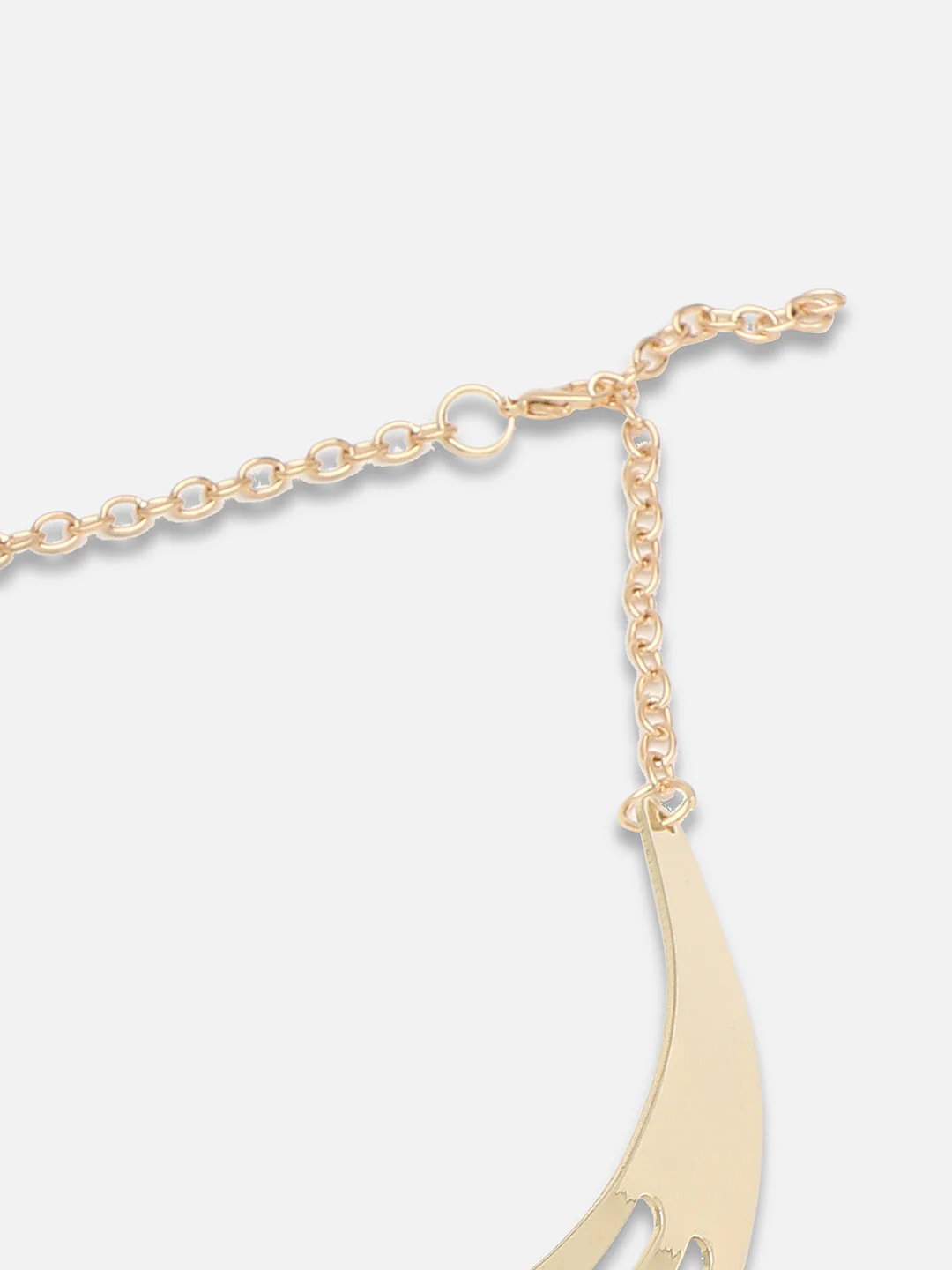 Gold Plated Party Designer Stone Necklace For Women - Image 6