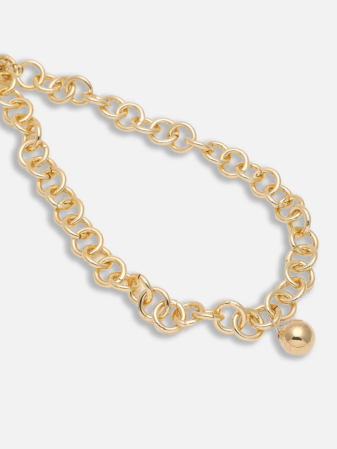 Gold Plated Party Designer Stone Necklace For Women - Image 4