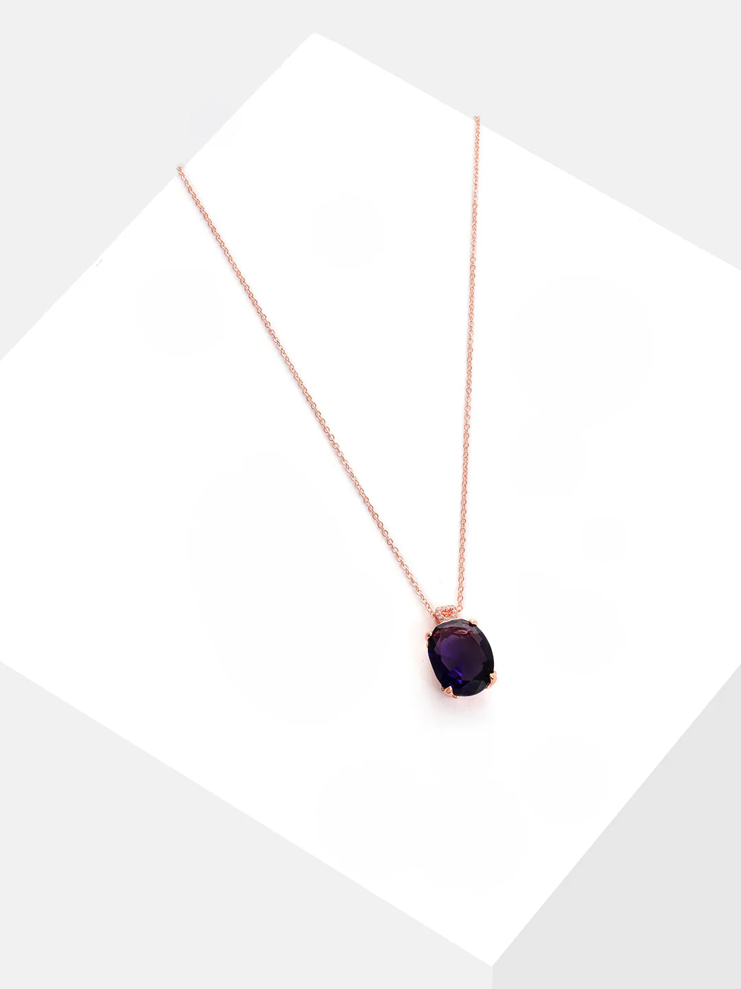Gold Plated Designer Stone Necklace - Image 5