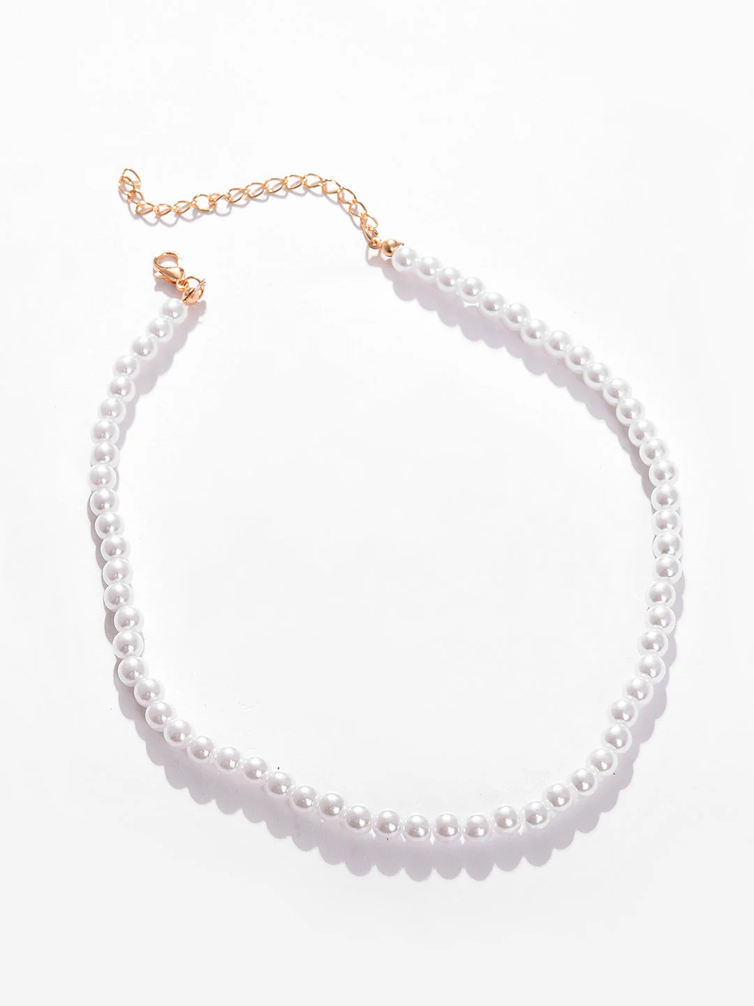 Gold Plated Pearls Necklace - Image 3