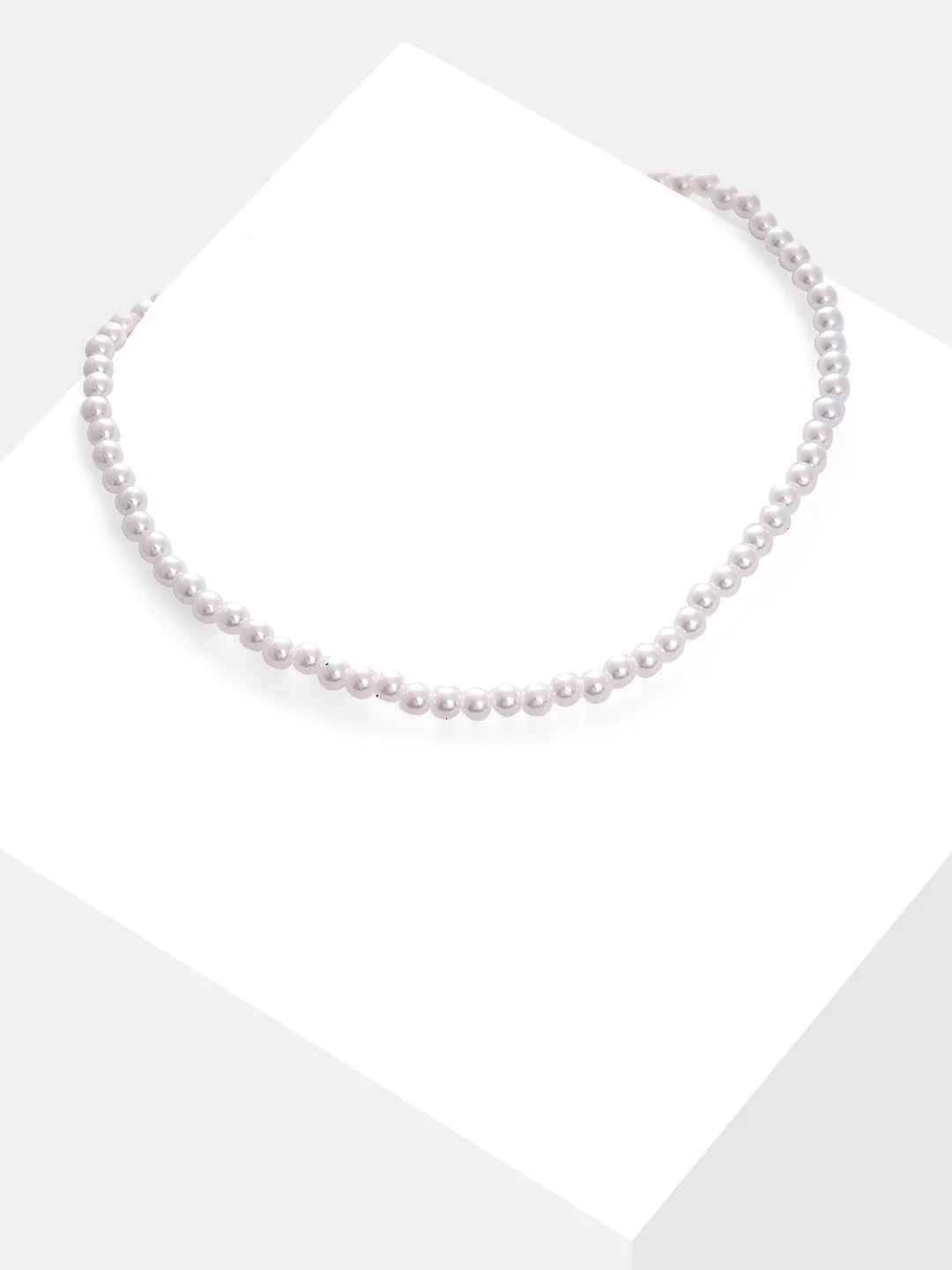 Gold Plated Pearls Necklace - Image 5