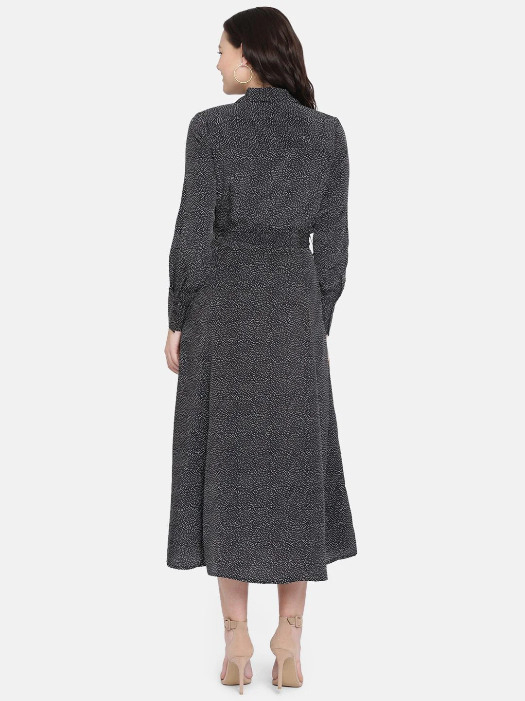 IS.U Black  Shirt Dress - Image 6