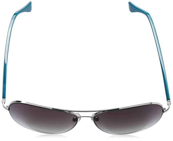 Calvin Klein Gradient Aviator Grey Lens blue framed Unisex Sunglasses - Image 3