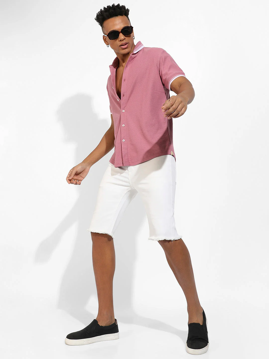 Honeycomb Knit Shirt - Image 6