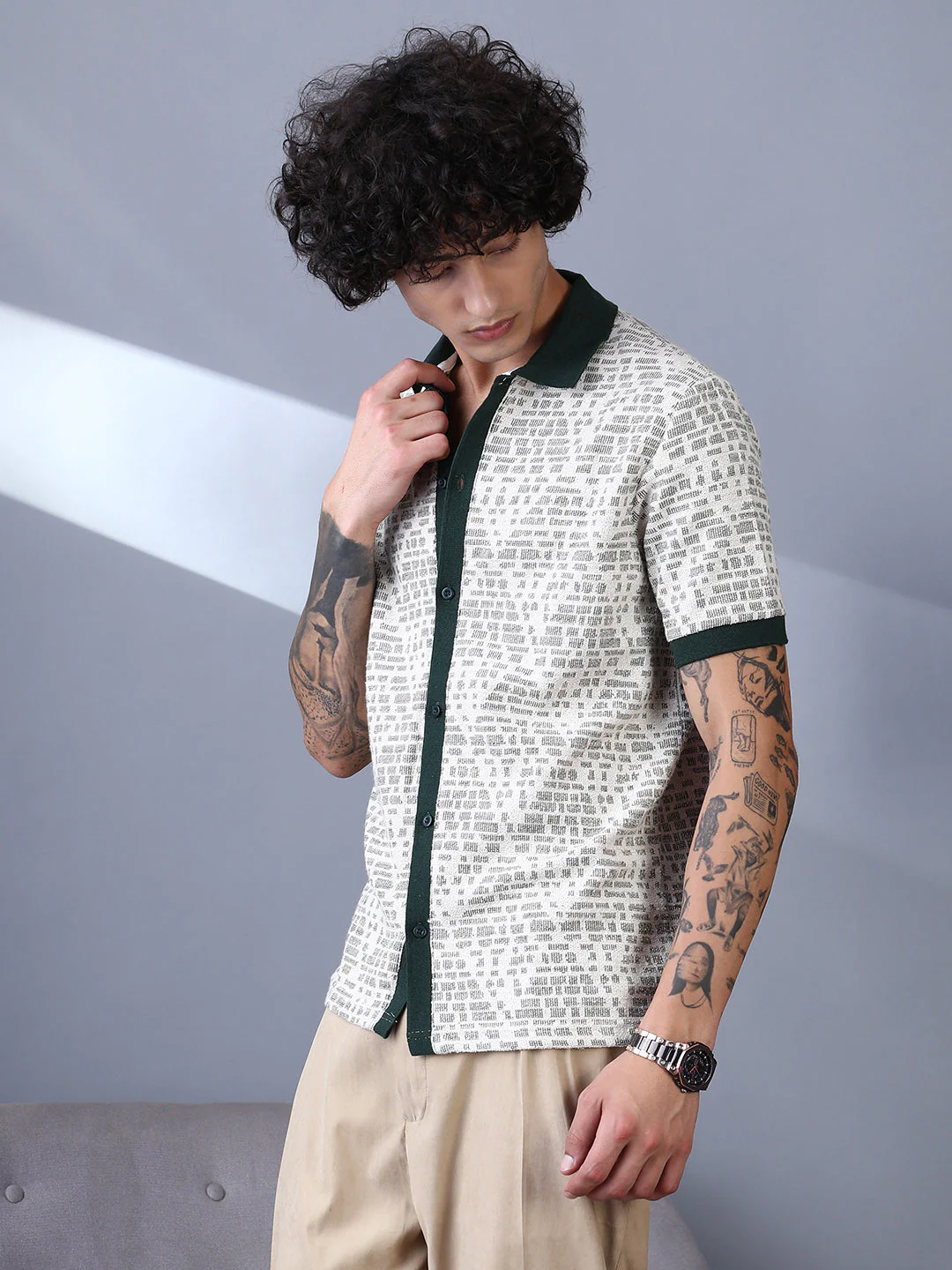 Campus Sutra Printed Casual Shirt for Men - Image 3