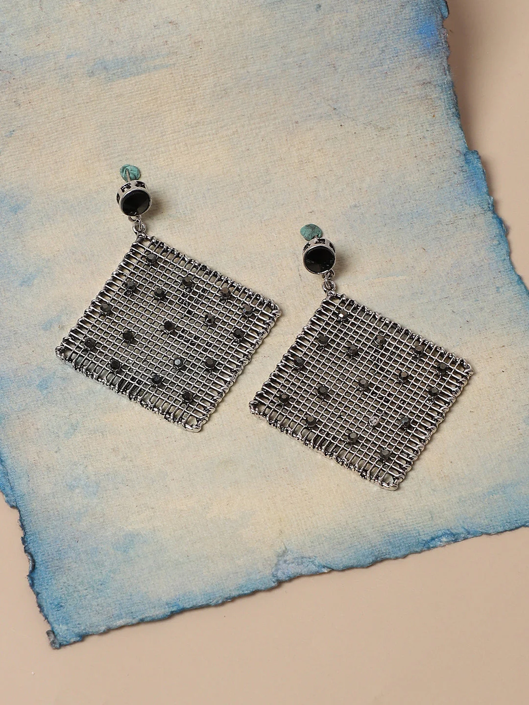 Contemporary Drop Earrings