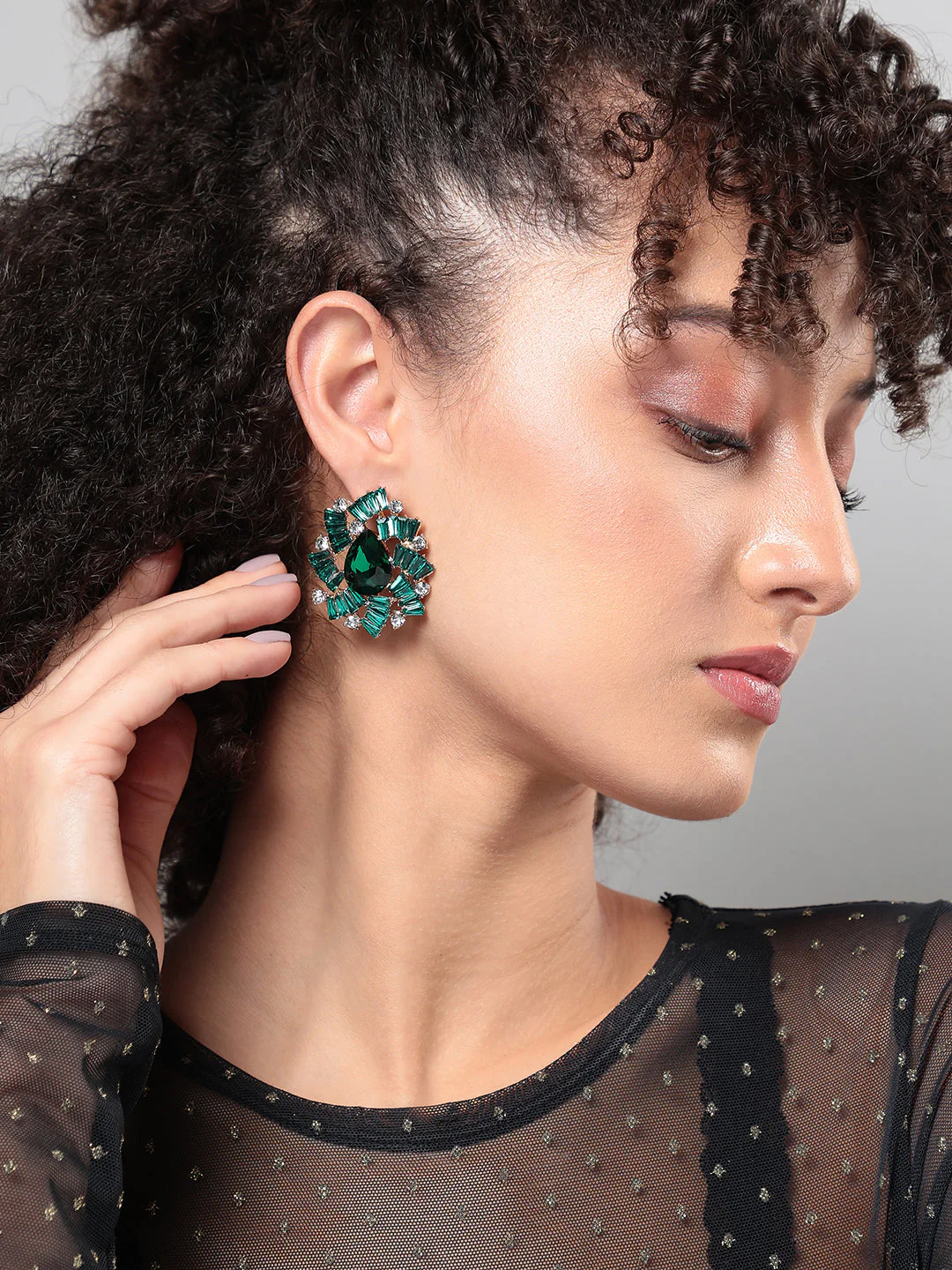 Contemporary Studs Earrings - Image 2