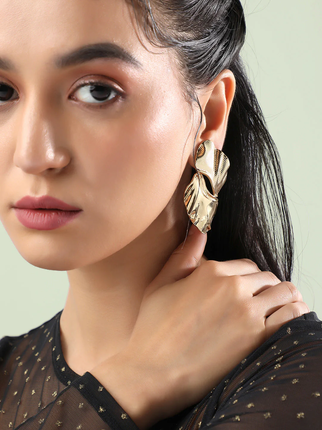 Contemporary Studs Earrings - Image 2