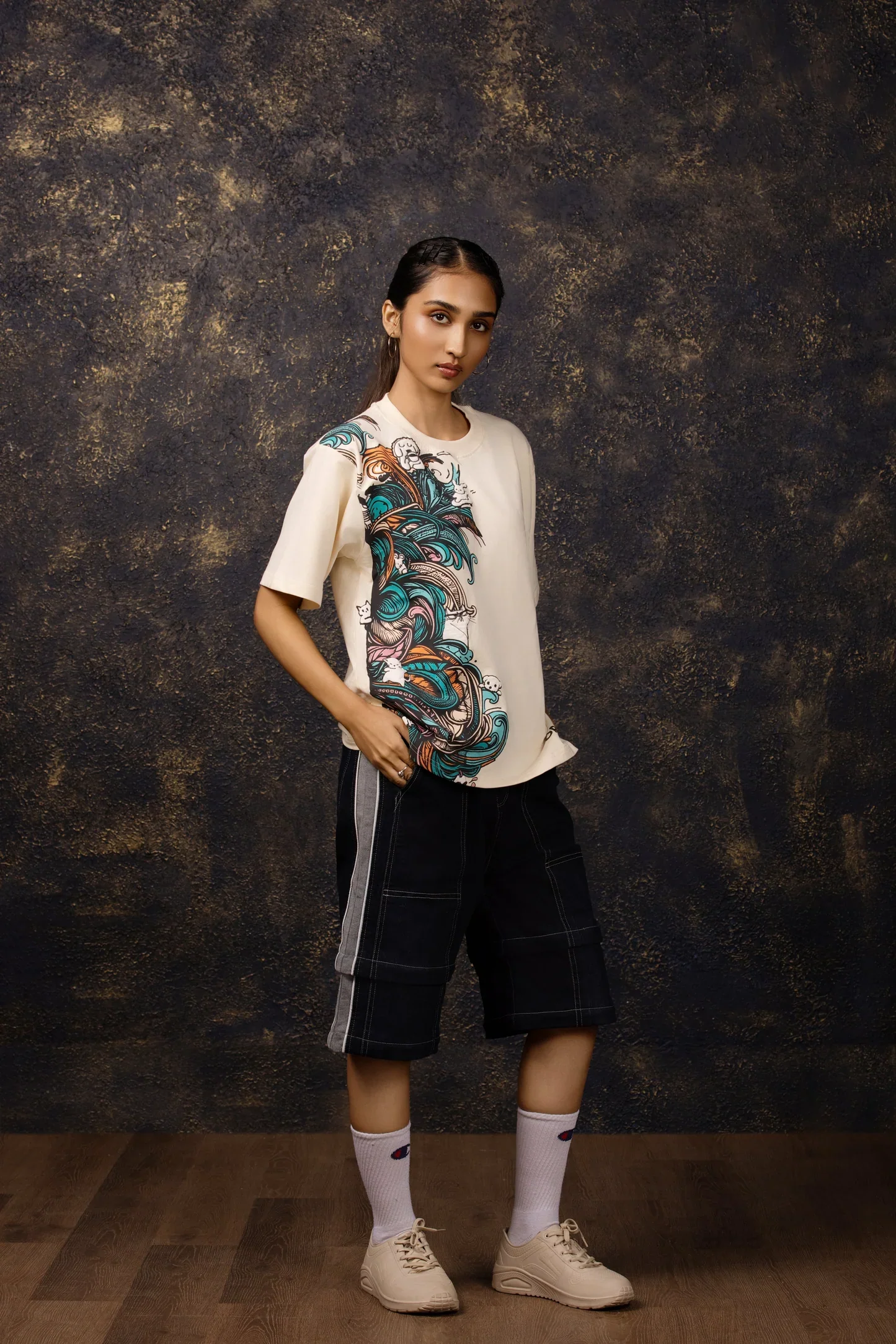 Forest Fur Oversized T-shirt - Image 3