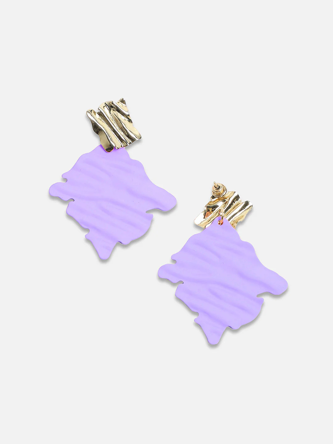 Gold Plated Drop Earrings - Image 5