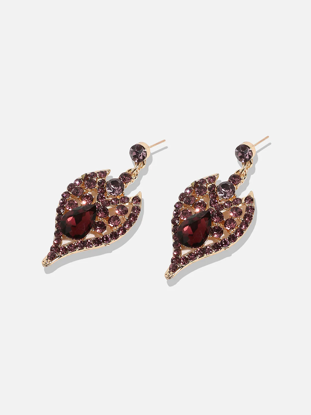 Gold-Plated Stone-Studded Jewellery Set - Image 6