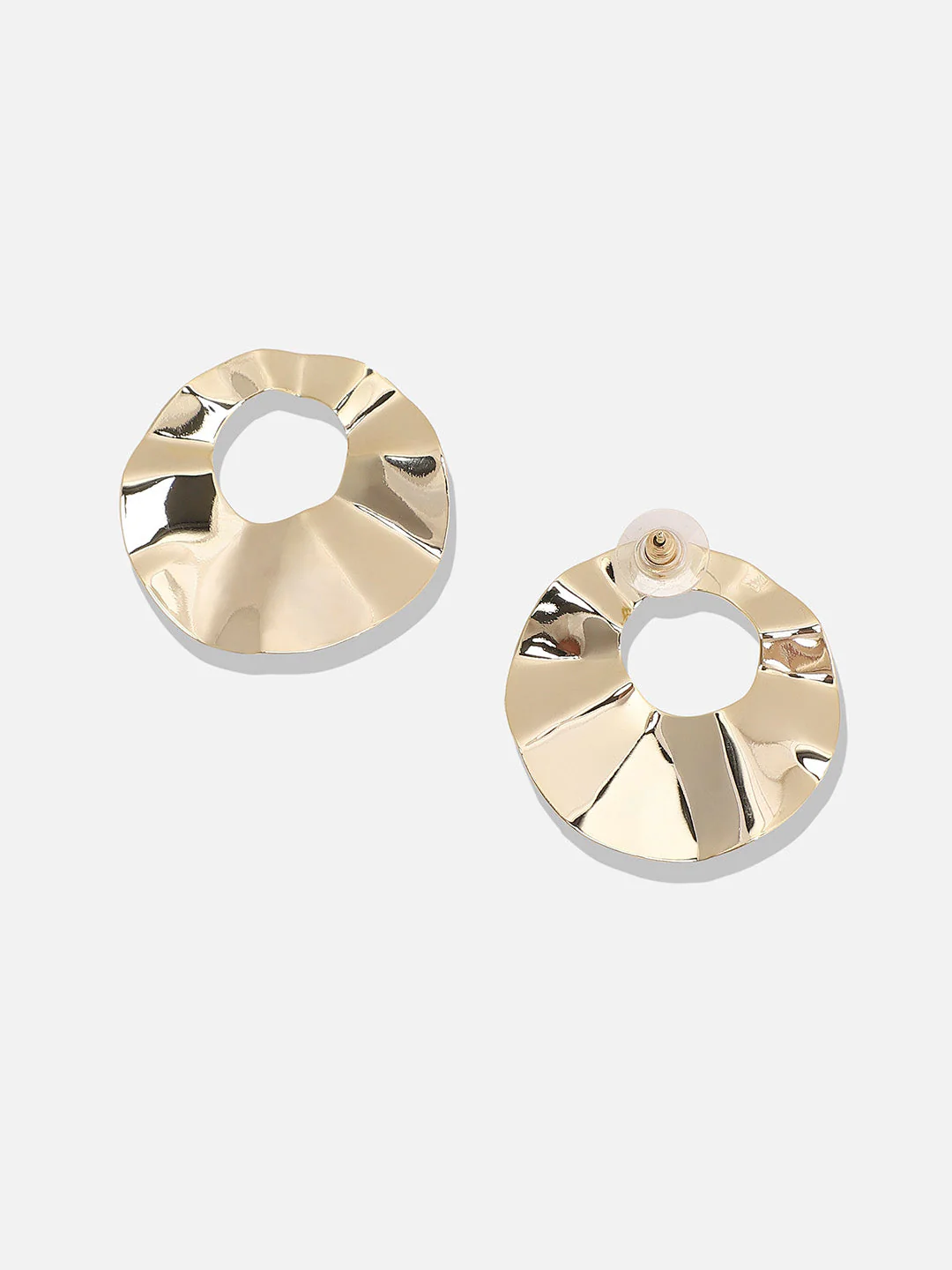 Gold Plated Stud Earrings - Image 5