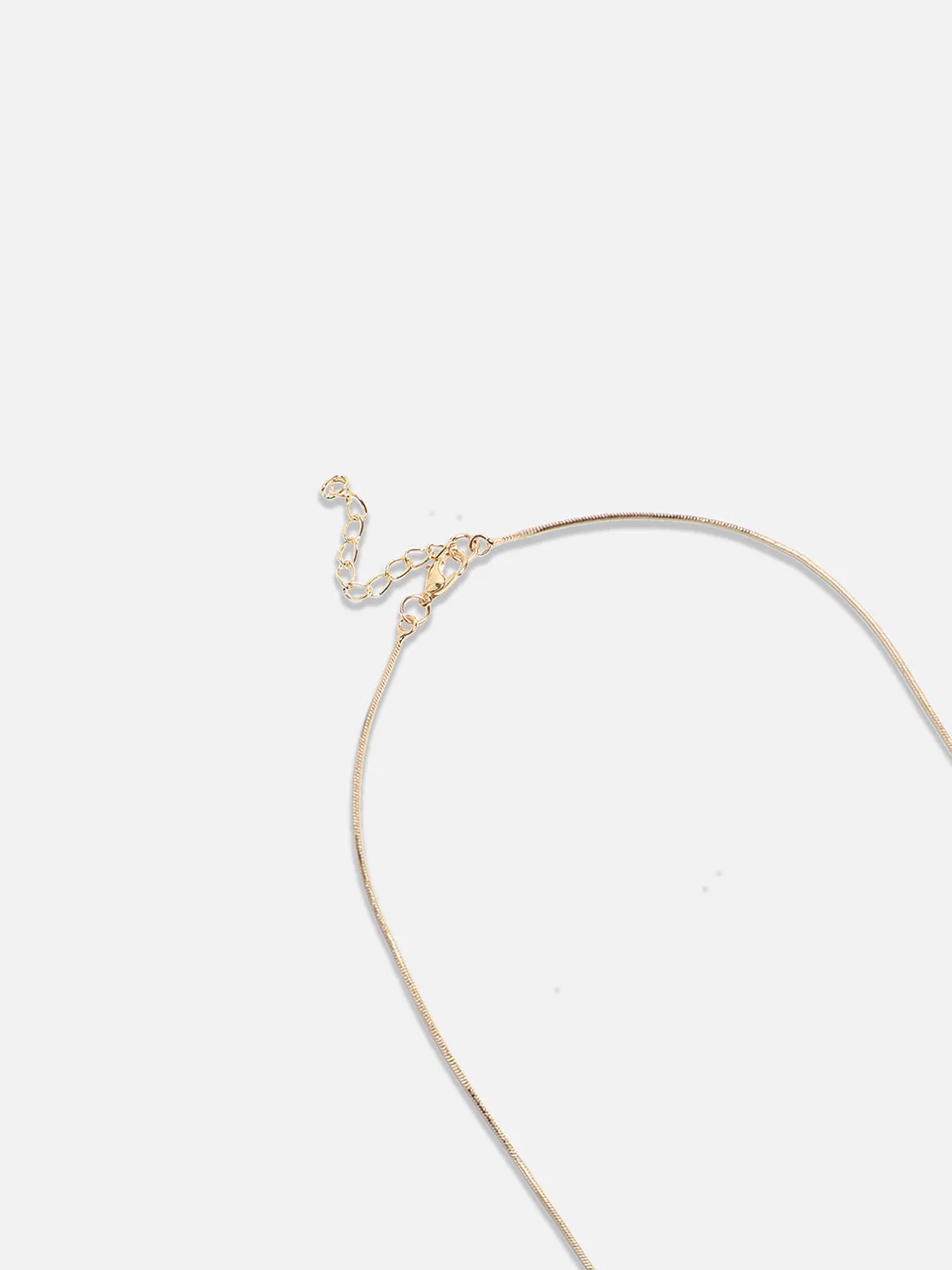 Gold-Plated Studded Designer Party Flower Drop Negligee Necklace - Image 8