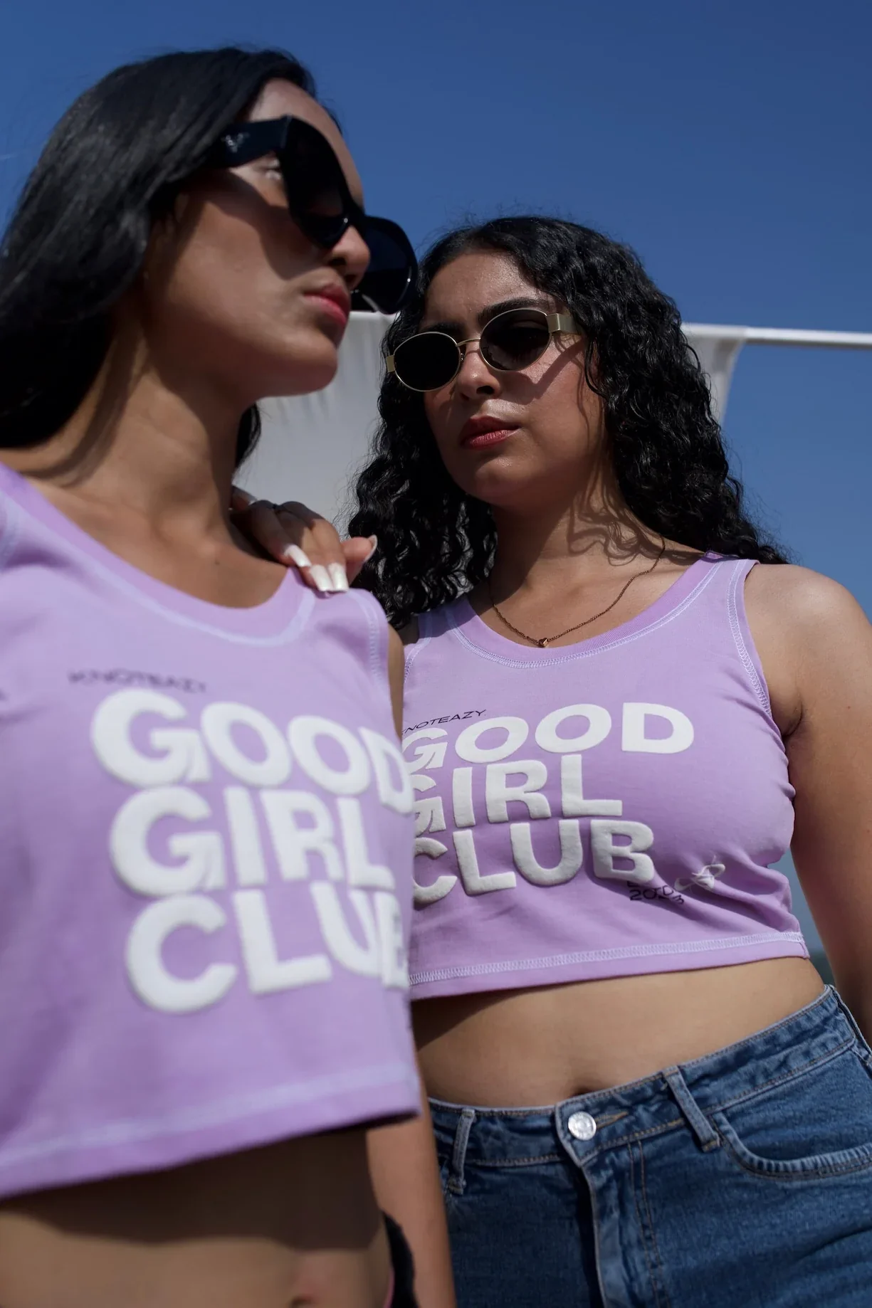 Good Girl Purple Crop Top - Image 8