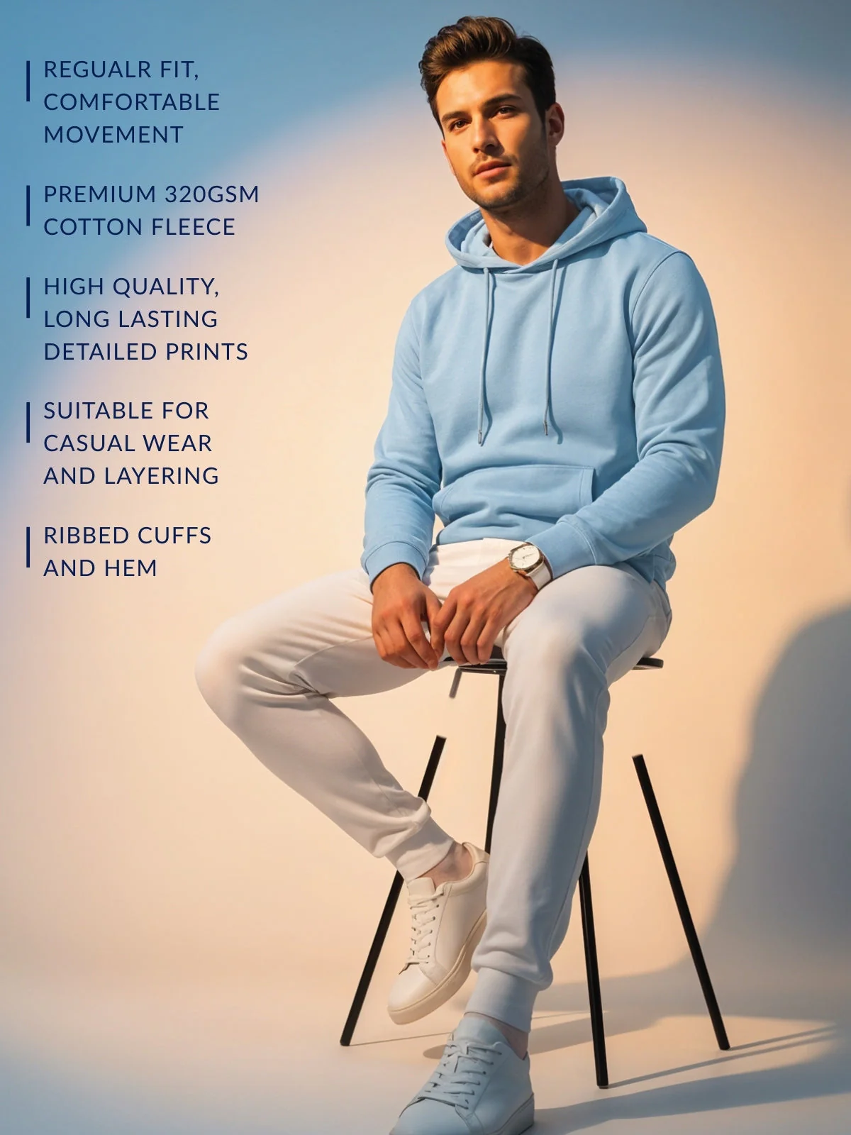 Cotton Poly Fleece Hoodie - Image 60