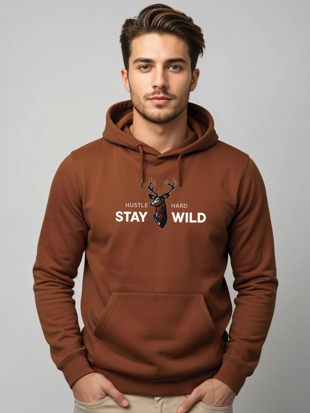 Hustle Hard Stay Wild Hoodie - Image 15