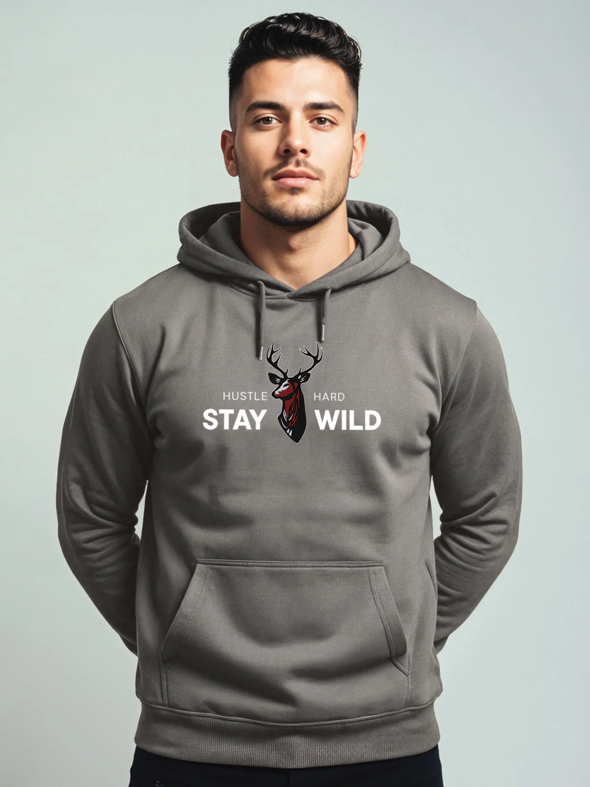 Hustle Hard Stay Wild Hoodie - Image 50
