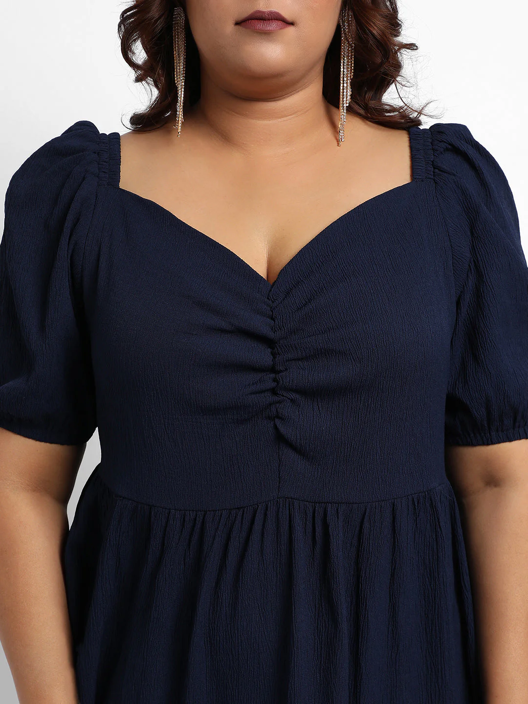 Midnight Blue Three-Tier Dress - Image 7