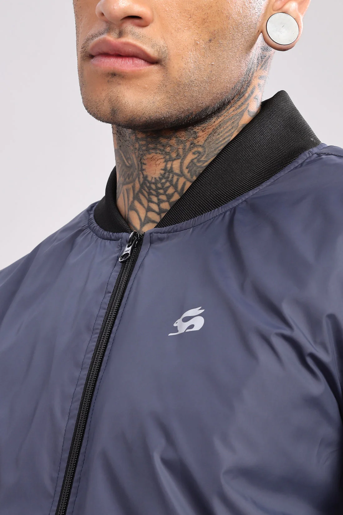 Polyester Winter Black Jacket - Image 23