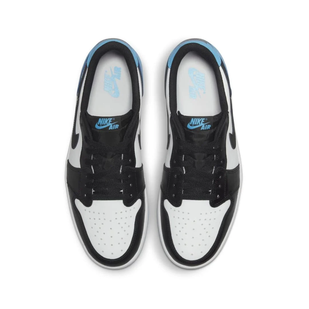 Jordan 1 Low Women "Black Dark Powder Blue" - Image 2