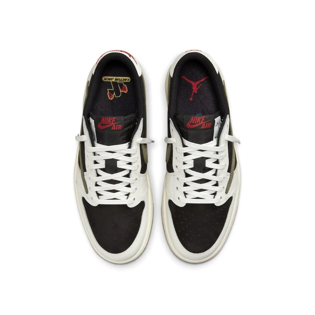 Jordan 1 Retro Low Og Sp Travis Scott Olive (Pre School Kids) - Image 3