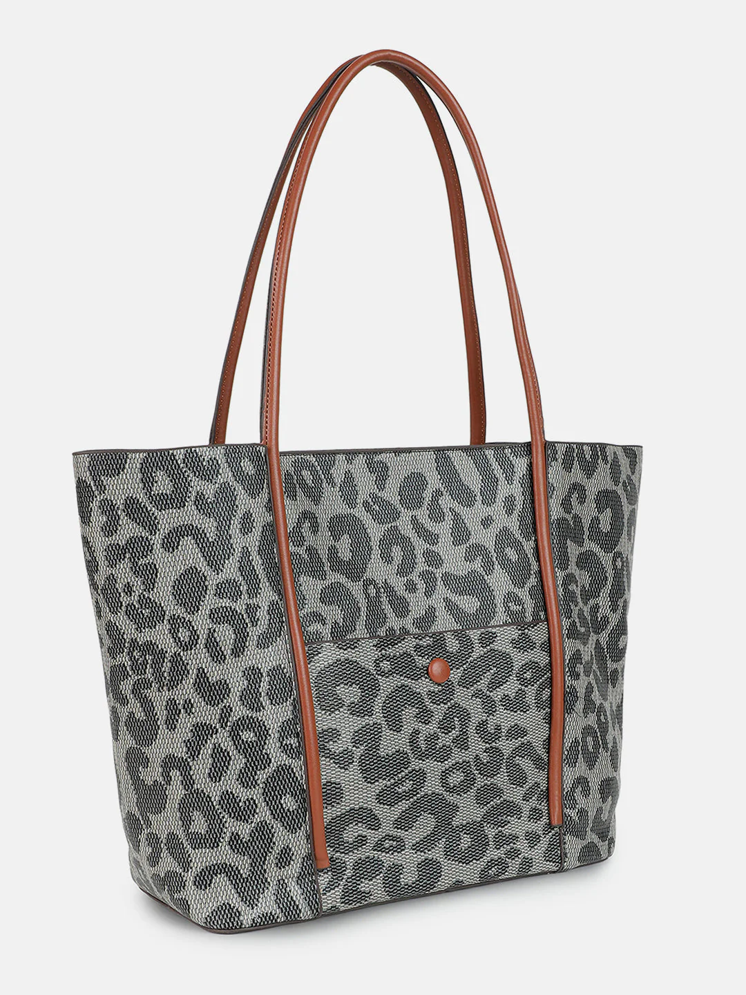 Leah Multicolor Tote Bag With Pouch Set - Image 6