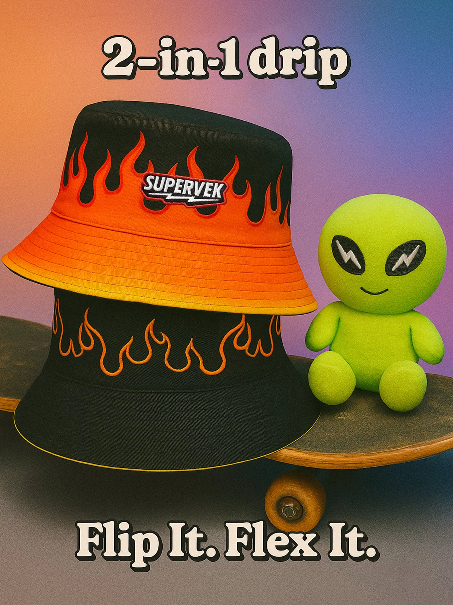 Lit Reversible Bucket Hat - Image 8