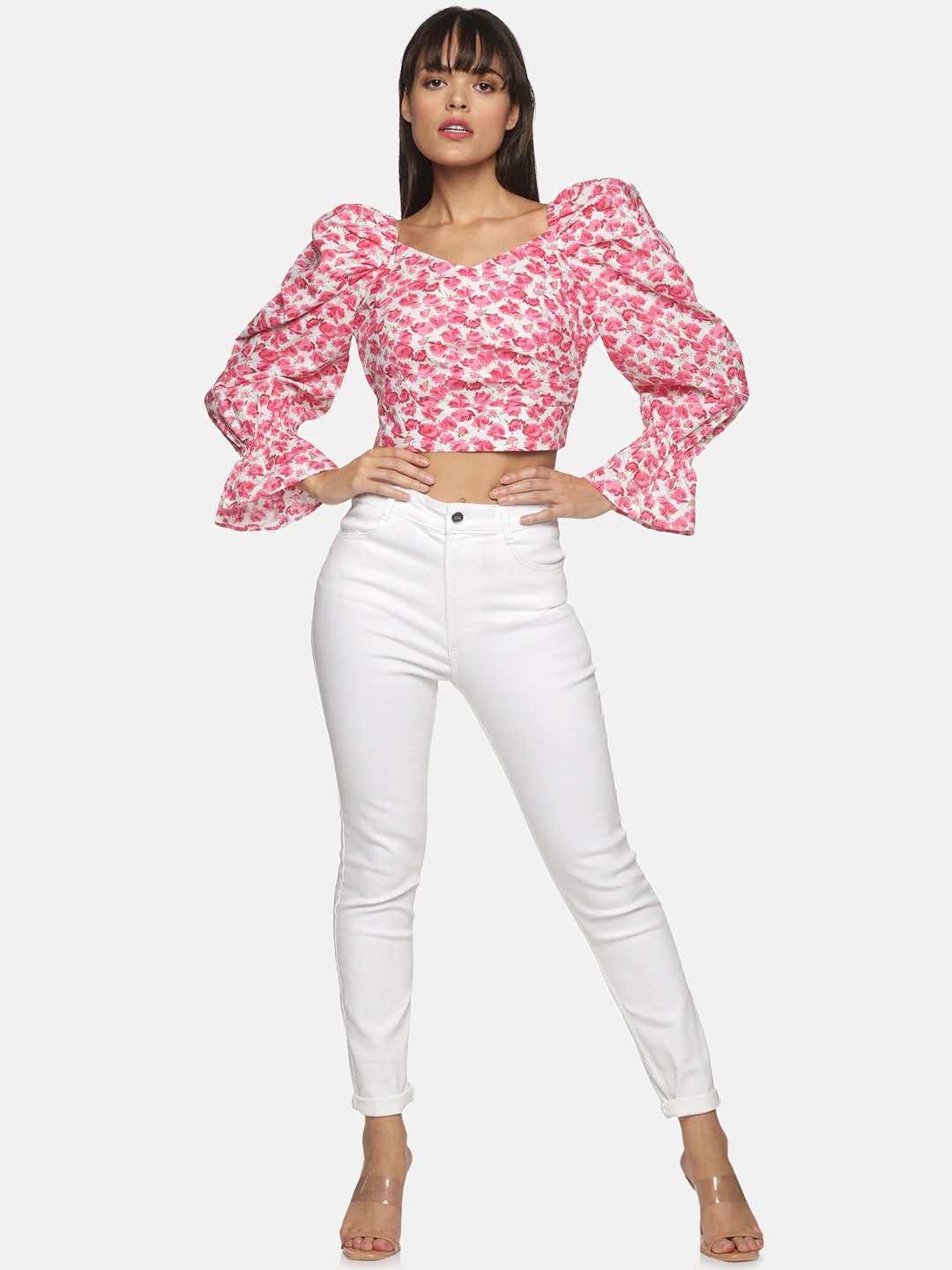 IS.U Long sleeve wrap crop top - Image 5