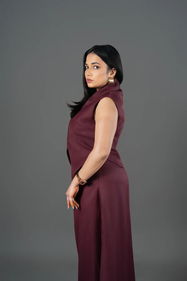 Maroon Waistcoat - Image 3