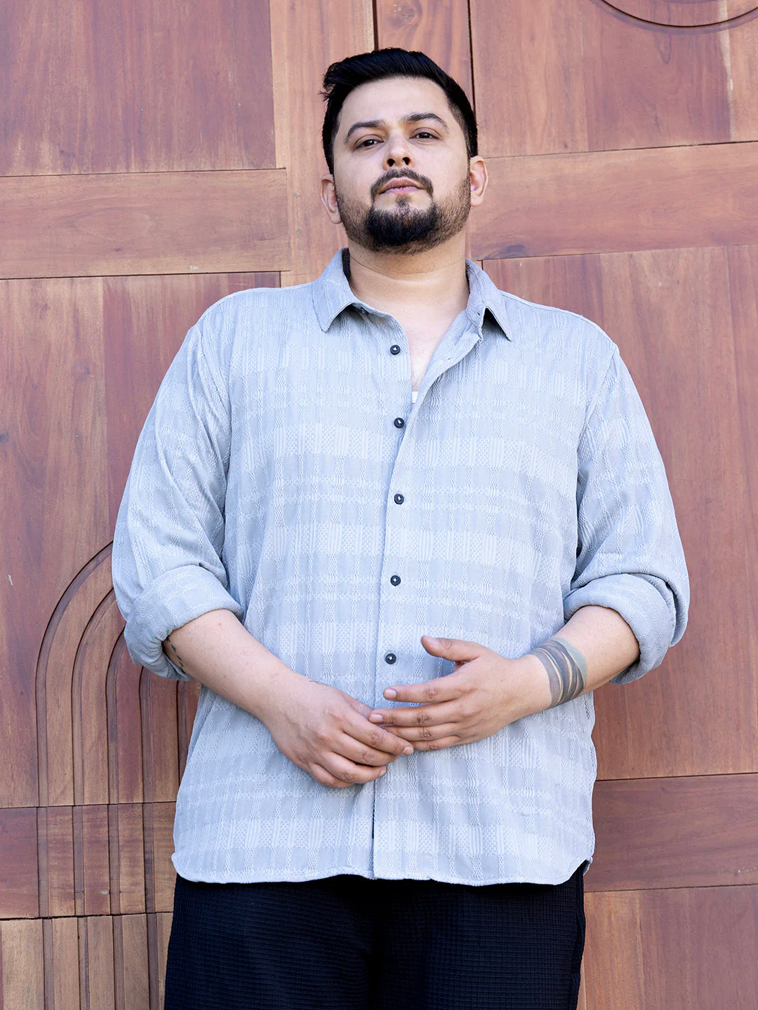 Braided-Knot Tactile Shirt - Image 2