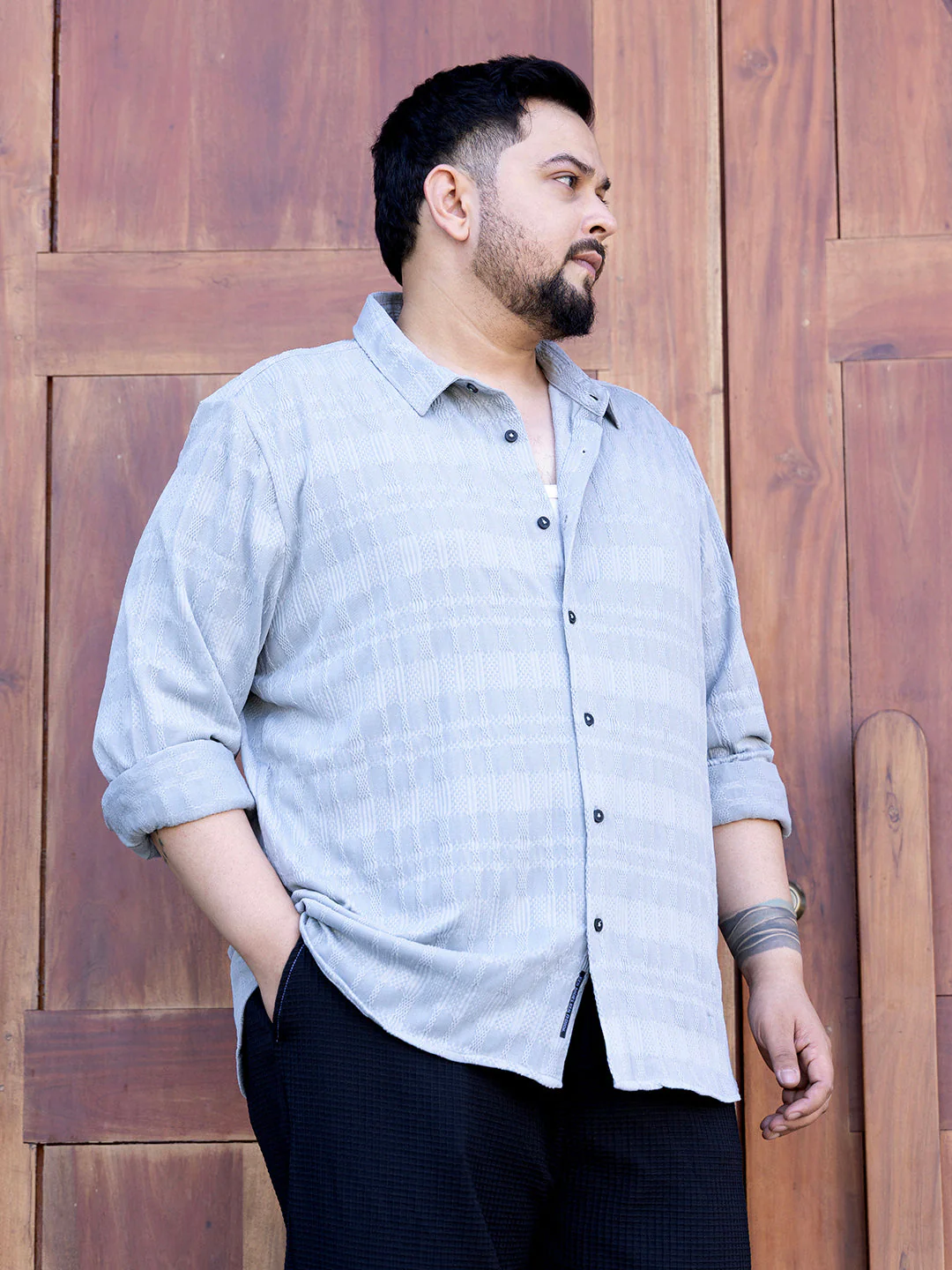 Braided-Knot Tactile Shirt - Image 3