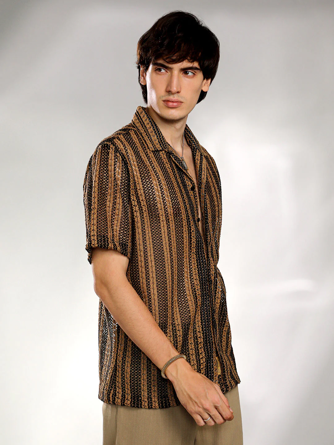 Multitrack Knit Oversized Shirt - Image 3