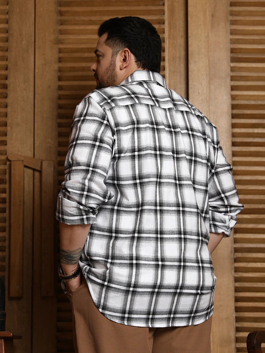 Brushed Buffalo Check Shirt - Image 4