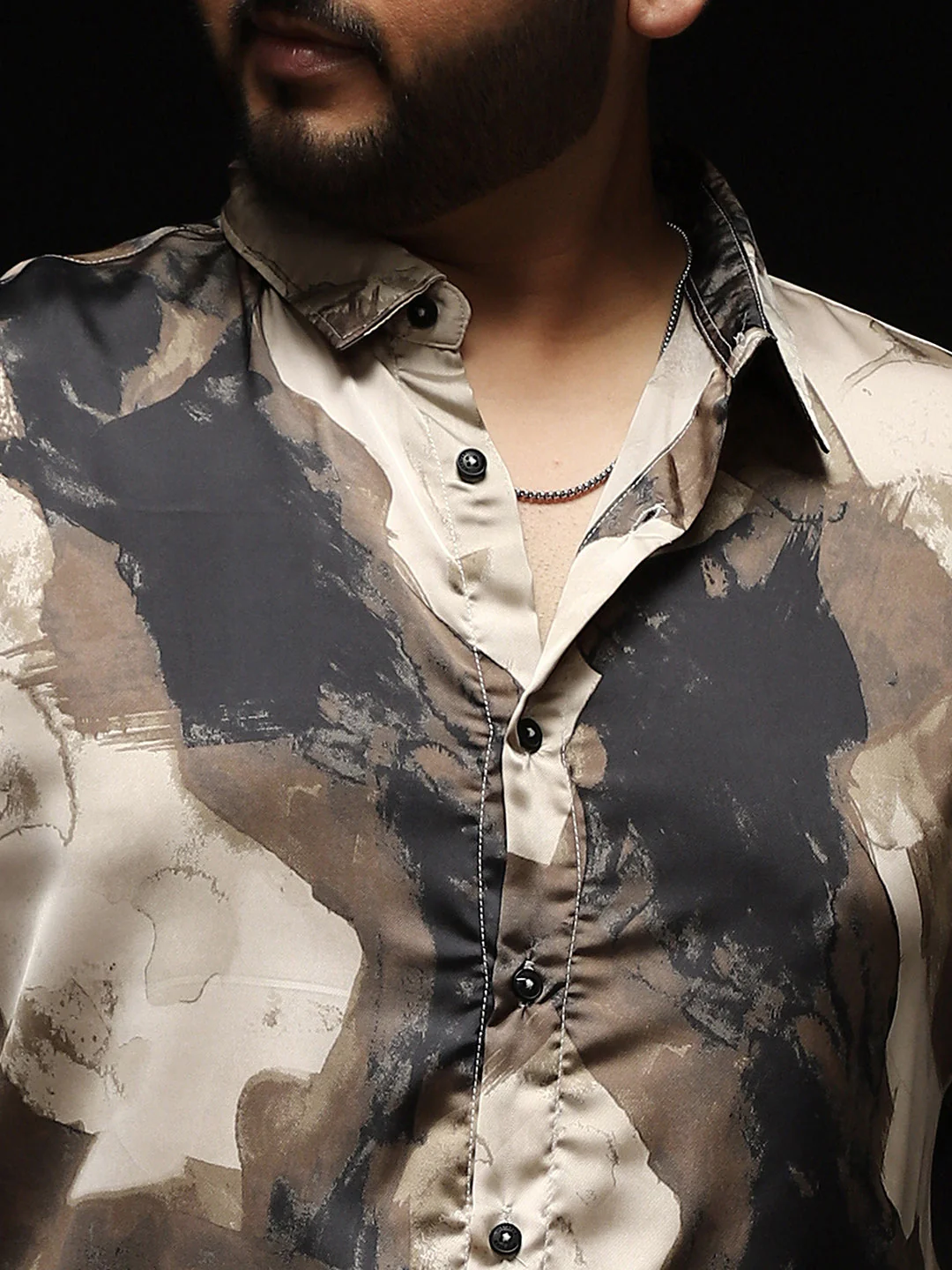 Abstract-Smear Imprint Shirt - Image 7