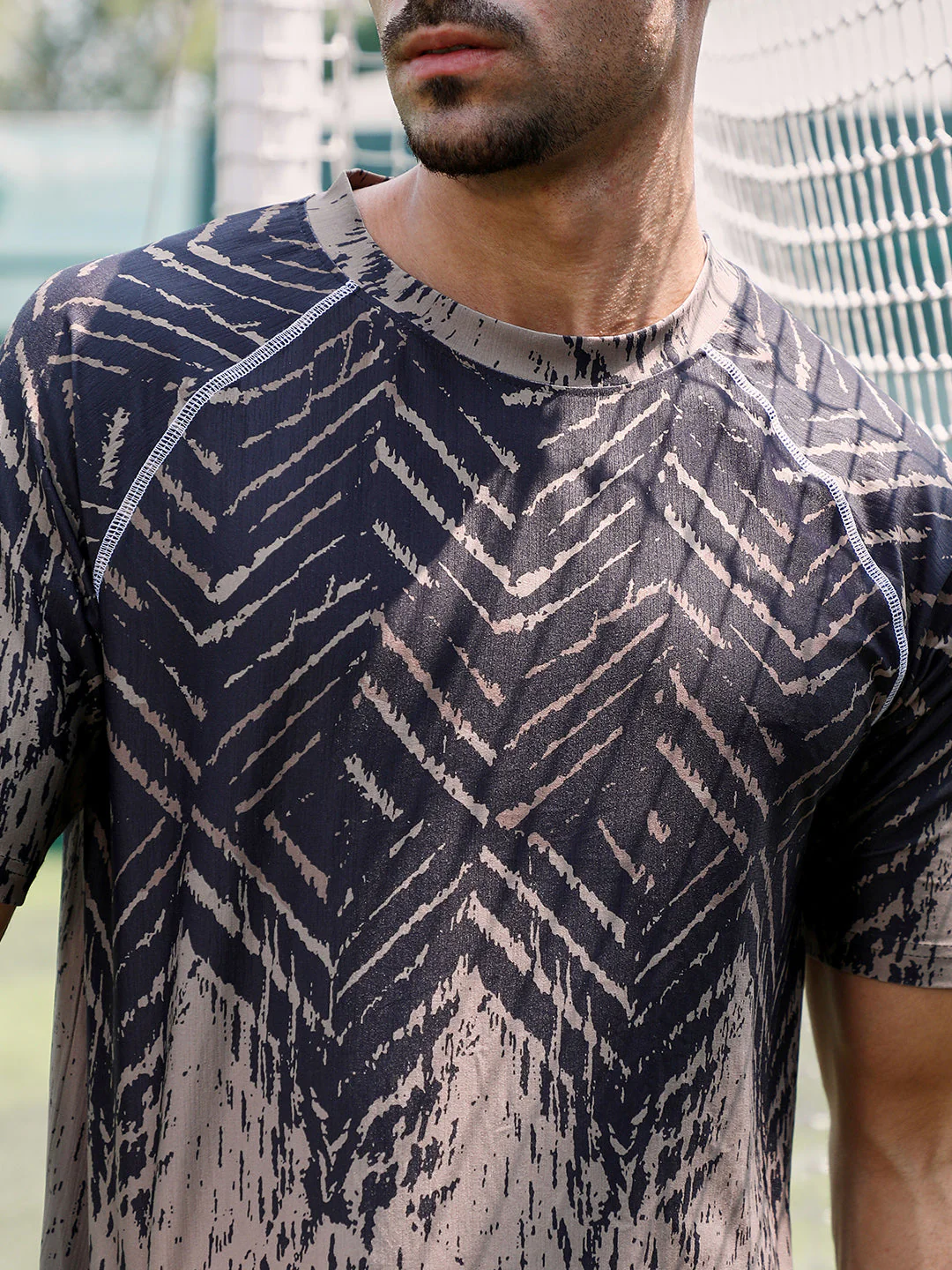 Faded-Chevron Activewear T-Shirt - Image 7