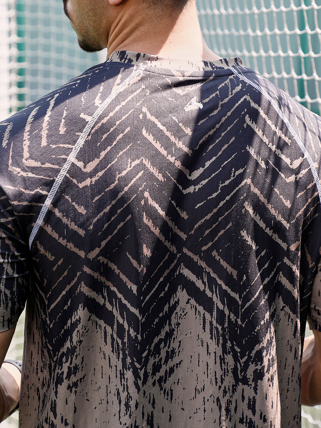 Faded-Chevron Activewear T-Shirt - Image 8