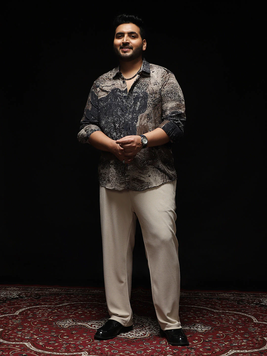 Marble-Specks Imprint Shirt - Image 5